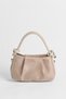 Women's Jasmine Dark Mink Suede Drawstring Knot Handle Mini Hand and Shoulder Bag with Star Accessories - 6