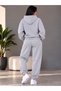 Hooded Tracksuit 2-Piece Combination Winter 3-Line Printed Women'S/Men's Unisex Model - 2