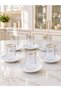 Decorative Embroidered Original Gilded 12-Piece Tea Set - 2