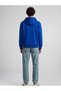 Logo Embroidered Hooded Loose Fit Men's Sweatshirt. - 3