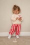 Baby Girl Set Pretty Heart Printed - 2-Piece Top and Pants Set with Heart Stripes Seasonal 6 9 12 18 24 Months - 7