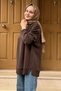 Crochet Knitwear Glittery Slice Detailed Oversize Tunic - 2