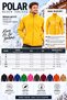 Unisex Windproof Outdoor Full Zip Fleece Jacket Cardigan with Kangaroo Pocket - 4