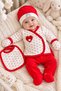 Red Heart Boxed 5-Piece Newborn Hospital-Issued Baby Set - 100% Cotton