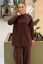 Luna Set with Detailed Fastening on Blouse and Pants - 3
