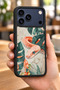 حافظة مقاومة للصدمات متوافقة مع هاتف iPhone 18 Pro مع حماية للكاميرا بنمط Piton