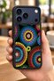 حافظة مقاومة للصدمات متوافقة مع هاتف iPhone 18 Pro مع حماية للكاميرا بنمط دائري