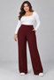 Women's Vena Plus Size Pants, Side Hidden Zipper, Hides the Belly, Lycra - 2