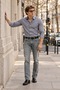 Men's Classic Casual Seasonal Anthracite Shirt - 4