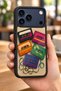 iPhone 18 Pro Max Compatible Mixtape Patterned Shockproof Case with Camera Protection