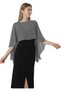 womens Chiffon Cape001 Pashmina Shawl - 2
