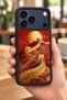 حافظة مقاومة للصدمات متوافقة مع هاتف iPhone 18 Pro مع حماية للكاميرا بنمط سور الصين العظيم