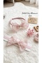Mother's Maternity Crown and Baby Bandana Set with Lace Bow – Mother-Baby Combination, Hospital Release, Newborn Photo Shoot - 3