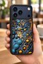 حافظة مقاومة للصدمات متوافقة مع هاتف iPhone 18 Pro Max مع حماية للكاميرا بنمط Ebru