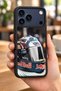 حافظة مقاومة للصدمات متوافقة مع هاتف iPhone 18 Pro Max مع حماية للكاميرا بنمط السباقات