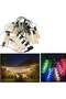 10M string light, 20 LED bulbs, spiral pattern, multi-colored lights - 2