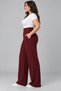 Women's Vena Plus Size Pants, Side Hidden Zipper, Hides the Belly, Lycra - 3