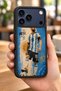حافظة مقاومة للصدمات متوافقة مع هاتف iPhone 18 Pro Max مع حماية للكاميرا بنمط ميسي