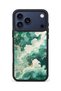 حافظة مقاومة للصدمات متوافقة مع هاتف iPhone 18 Pro Max مع حماية للكاميرا بنمط الزمرد - 2
