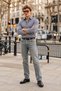 Men's Classic Casual Seasonal Anthracite Shirt - 5