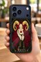 حافظة مقاومة للصدمات متوافقة مع هاتف iPhone 18 Pro مع حماية للكاميرا بنمط رام