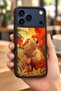 حافظة مقاومة للصدمات متوافقة مع هاتف iPhone 18 Pro مع حماية للكاميرا بنمط بوزاي