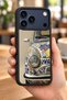 iPhone 18 Pro Max Compatible Classic Car Pattern Shockproof Case with Camera Protection