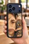 حافظة مقاومة للصدمات متوافقة مع هاتف iPhone 18 Pro مع حماية للكاميرا بنمط HumanCat