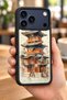 حافظة مقاومة للصدمات متوافقة مع هاتف iPhone 18 Pro مع حماية للكاميرا بنمط هانوك