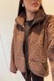 Fleece Jacket with Zippered Stand Collar - Bitter Brown - 4