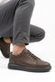 Zrj535 Ultra Comfort Elastic Men's Casual Shoes - Brown - 4