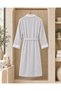 Leafy Premium Men's / Women's Unisex Kimono Bathrobe |   1275Gr, 100% Cotton |   Soft Texture, High Water Absorption - 4