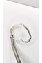 Steel Silver Design Hoop Earrings 316L Stainless Steel Women's Earrings Non Tarnish Anti Allergic - 2
