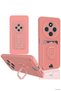 Ilkestor Newface Redmi 14C Case Zuma Silicone with Business Card Holder and Ring (11945) - Pink