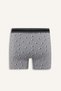 Regular Fit Geometric Patterned Normal 2-Piece Boxer Men's I7923Ax26Au - 3