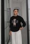 Black 1979 Teddy Printed Sweatshirt - 2