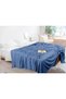 Cotton Blanket Full/Queen, Grey - 7