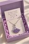 Non Tarnish Steel Pink Swan Necklace Custom Design Swan Necklace Steel Necklace with Custom Note - 2
