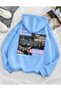 Unisex Men/Women Colorful Great Custom Printed Cotton Oversize Hooded Sweatshirt