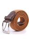 Canvas Elastic Fabric Woven Stretch Multicolored Braided Belts