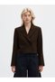 Zweireihiger Blazer Cropped