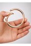 Spring Gate O-Ring Bag Hanger Pack of 2, 75 mm Rose Gold Metal Ring for Handbag, Car Headrest Hook, Bag Strap Connector and Bracelet - 8
