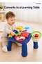 3 in 1 Baby Walker and Activity Table, Musical Sit to Stand Push Walker with Adjustable Speed, Anti-Tip Weight Base, Piano and Shooting Hoop, 12 Months+ - 4