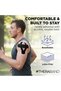 Kinesiology Tape, Physio Tape for Pain Relief, Muscle Support, and Injury Recovery, Standard Roll with Application Indicators, 5.1cm x 31m Bulk Roll, Black/Black - 7