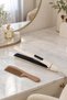 Flat Wide Plate Hair Straightener, Cream White Rose Gold Flat Iron, Ergonomic Handle for Easy Operation - 3