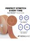 Kinesiology Tape, Waterproof Physio Tape for Pain Relief, Muscle & Joint Support, Standard Roll with XactStretch Application Indicators, 2 Inch x 103.3 Foot Bulk Roll, Beige/Beige - 2