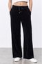27Kpnt02909 Velvet Pants with Elastic Waist - 2