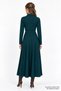 Shirt Collar Flared Regular Midi Knitwear Dress - 6