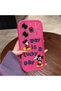Tecno Pova 6/Pova 6 Pro Compatible Pink Red Silicone Cartoon Pattern Case Shockproof Camera Protection