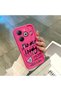 Infinix Smart 8/8 Pro Compatible Pink Red Silicone Heart Pattern Case Shockproof Camera Protection - 4